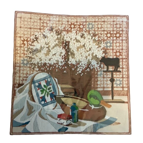 Sunset Stitchery Kit Country Collection 2233 Nancy Rossi 16" x 16" Wool 2233 NEW - Picture 2 of 8